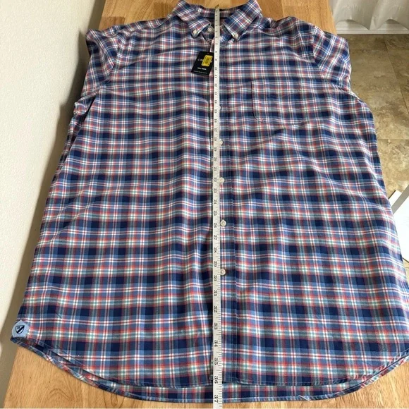 Cremieux Classics Mens XLT Button Up Long Sleeve Blue/white/red Plaid NWT - Picture 10 of 10
